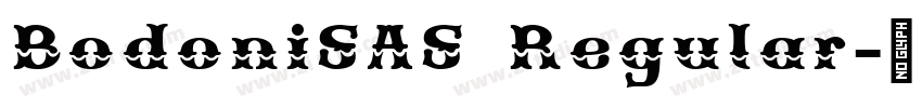 BodoniSAS Regular字体转换